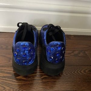 Geox sneakers black and blue